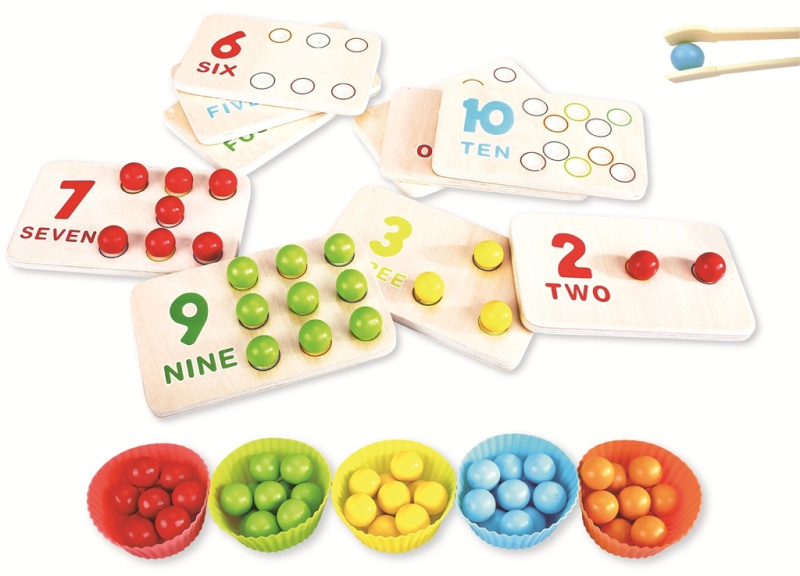 Montessori sada na počítání pro děti 97 dílů 2Kids Toys