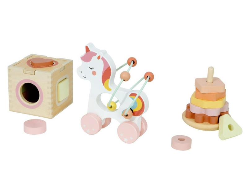 2Kids Toys motorické hračky 3 v 1 Unicorn