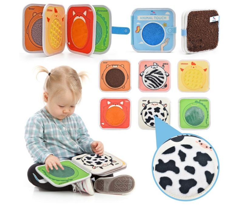 2Kids Toys Senzorická kniha Zvířátka