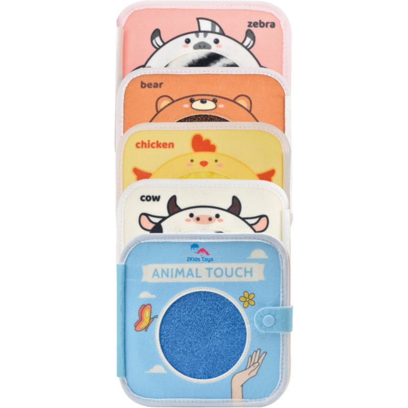 2Kids Toys Senzorická kniha Zvířátka