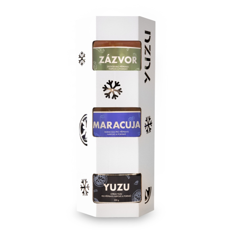 YUZU Mix Trio Yuzu + Maracuja + Zázvor 3x550 g