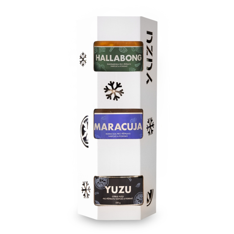 YUZU Exotika Yuzu + Maracuja + Hallabong trio balíček 3x550 g