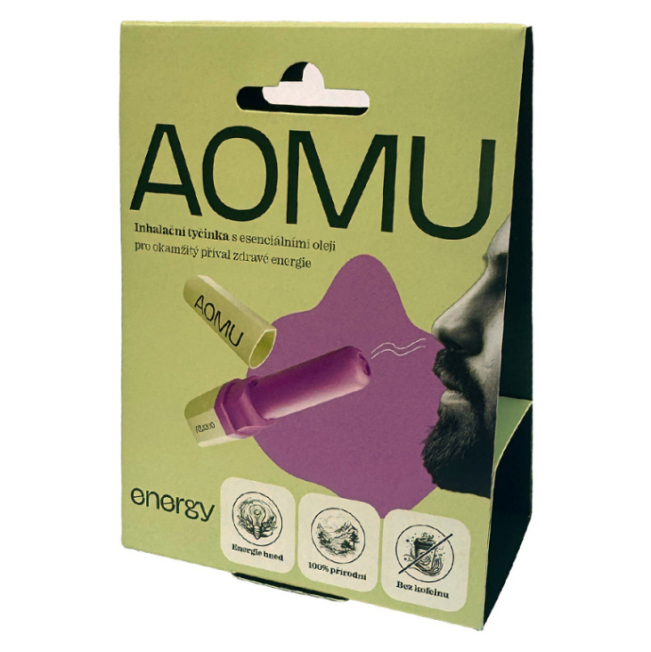 AOMU Energy Inhalační tyčinka pro zdravé doplnění energie, 2,5ml