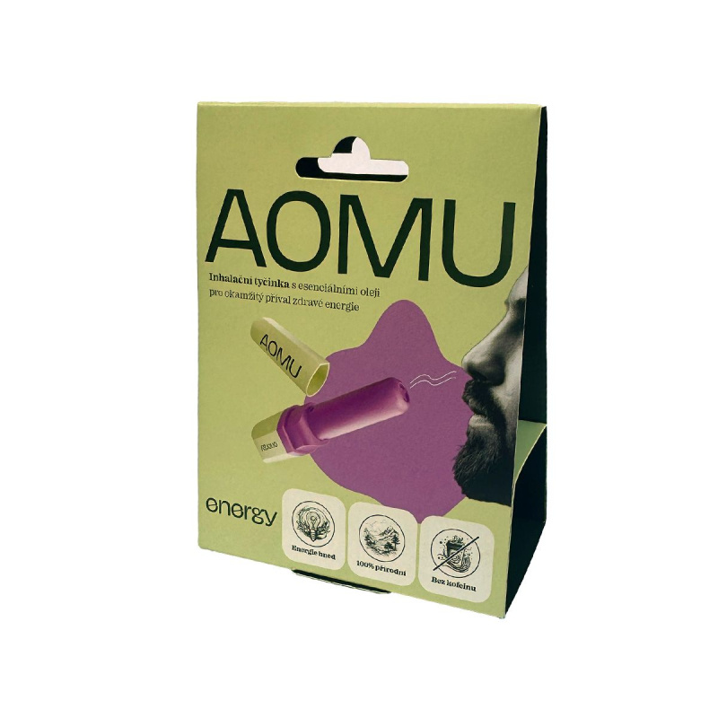 AOMU Energy Inhalační tyčinka pro zdravé doplnění energie, 2,5ml