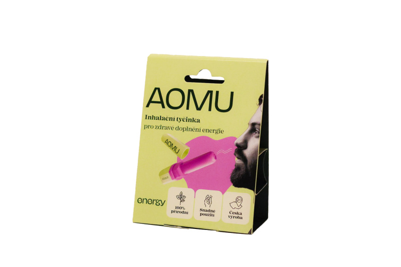 AOMU Energy Inhalační tyčinka pro zdravé doplnění energie, 2,5ml