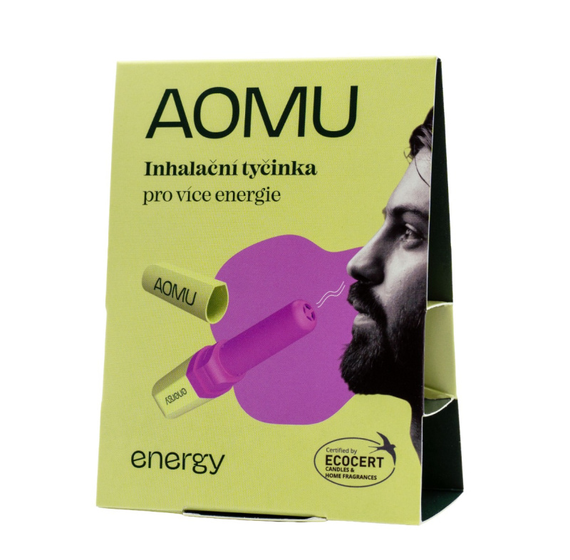 AOMU inhalační tyčinka s esenciálními oleji Energy