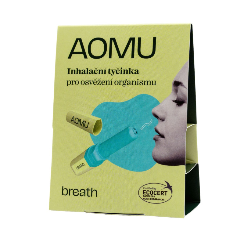 AOMU inhalační tyčinka s esenciálními oleji Breath