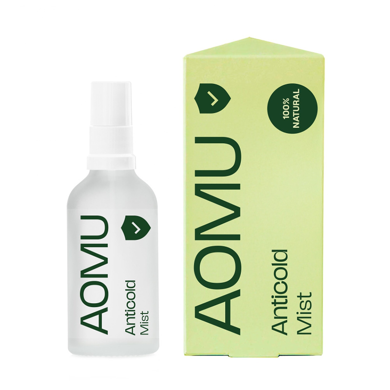 AOMU Anticold Mist - Přírodní sprej na polštář usnadňující dýchání 50 ml