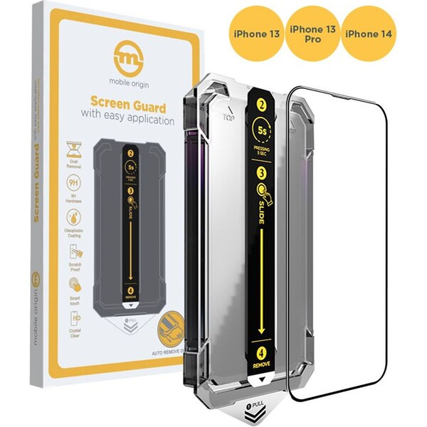 Mobile Origin Screen Guard 2,5D ochranné sklo s aplikátorem iPhone 14 / 13 / 13 Pro