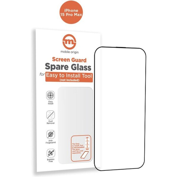 Ochranné sklo pro iPhone 15 Pro Max Mobile Origin Screen Guard Spare Glass
