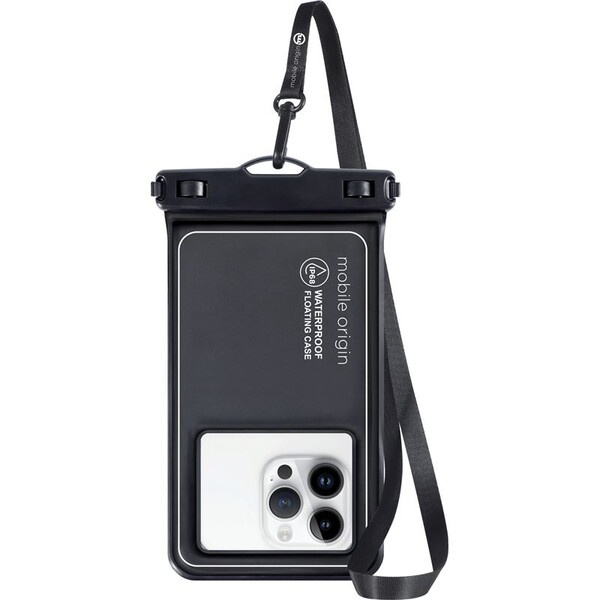Mobile Origin Waterproof Floating Case 6.5" Black/White DBL-BLK-WHT01