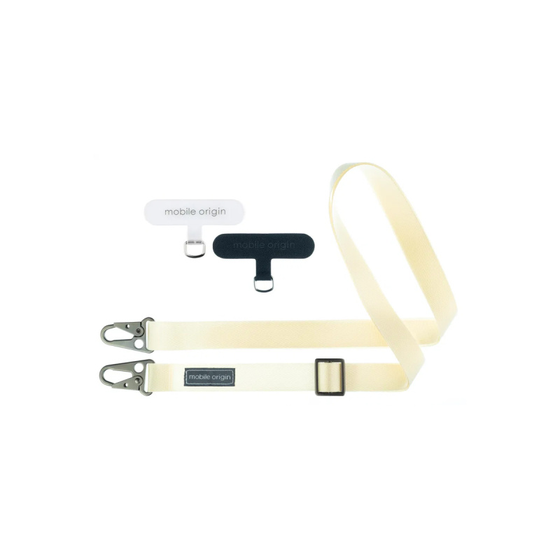 Mobile Origin Lanyard popruh 25mm (84-165cm) bílý