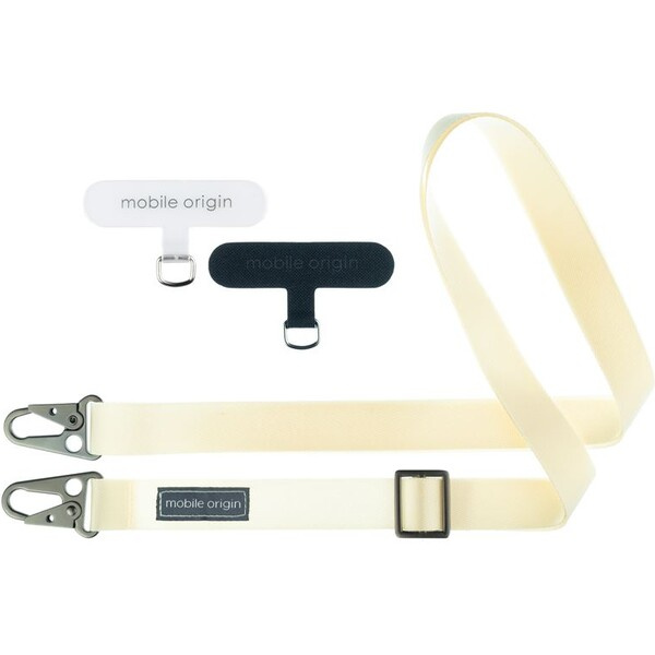 Mobile Origin Lanyard popruh 25mm (84-165cm) bílý