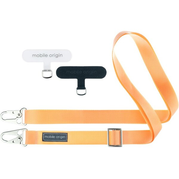 Mobile Origin Lanyard popruh 25mm (84-165cm) broskvový