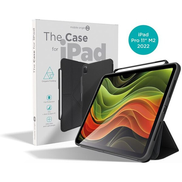 Mobile Origin The Case pouzdro iPad Pro 11" M2 (2022) černé