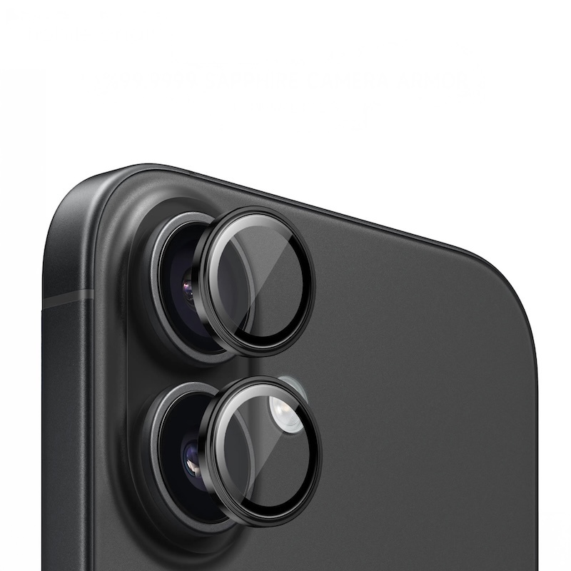 Mobile Origin Sapphire Lens guards, black - iPhone 16/16 Plus SALG-i16-BLK