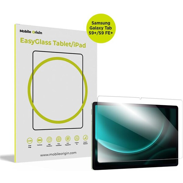 Mobile Origin EasyGlass tvrzené sklo Samsung Galaxy Tab S9+/S9 FE+