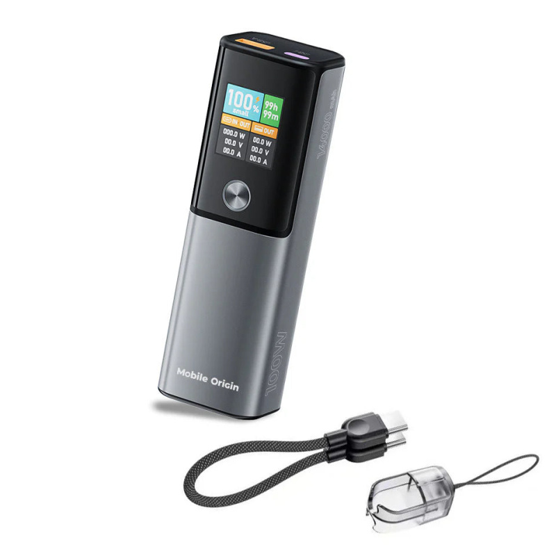 100W PD rychlonabíjecí powerbanka s displejem Mobile Origin PB12 14 000 mAh