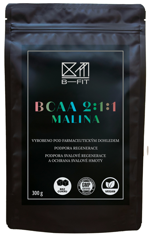 B-Fit Club BCAA 2:1:1 malina 300 g