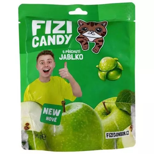 Fizi Candy bonbon jablko 98g