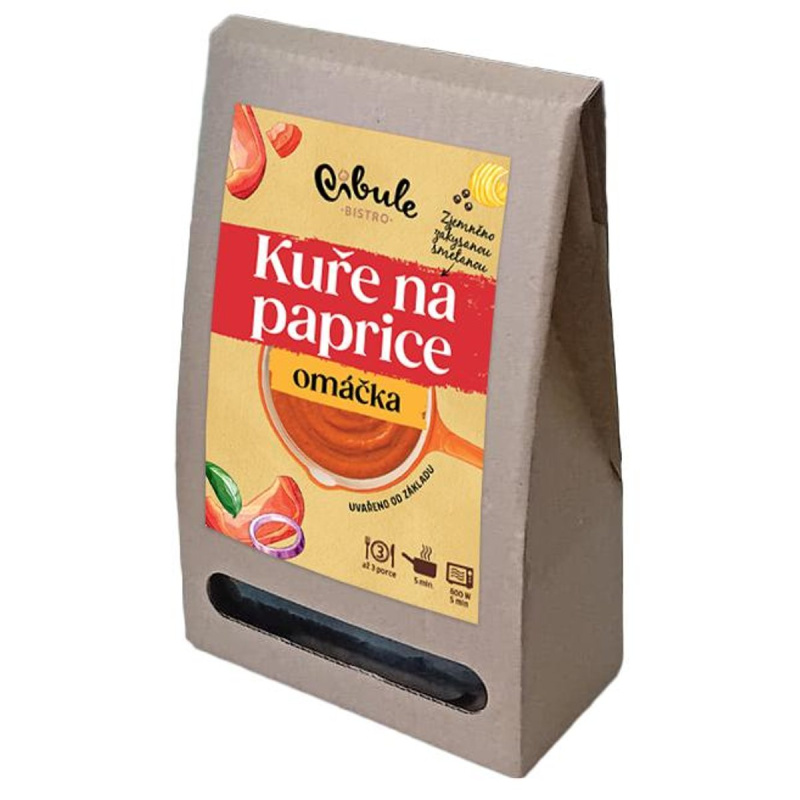 Cibule Bistro Kuře na paprice omáčka