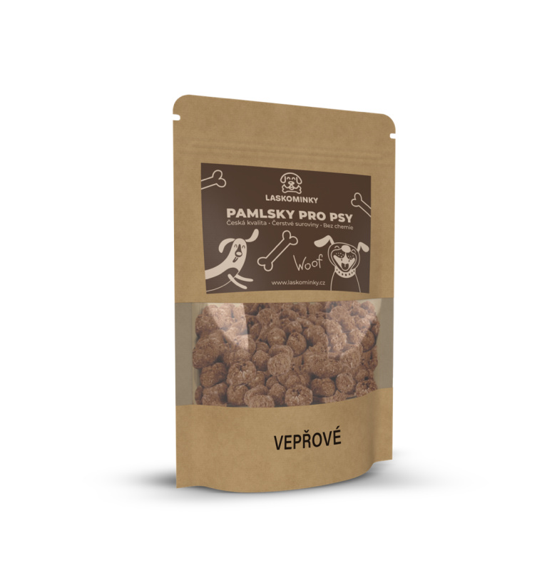 Laskominky Pamlsky tréninkové vepřové Hmotnost: 100 g