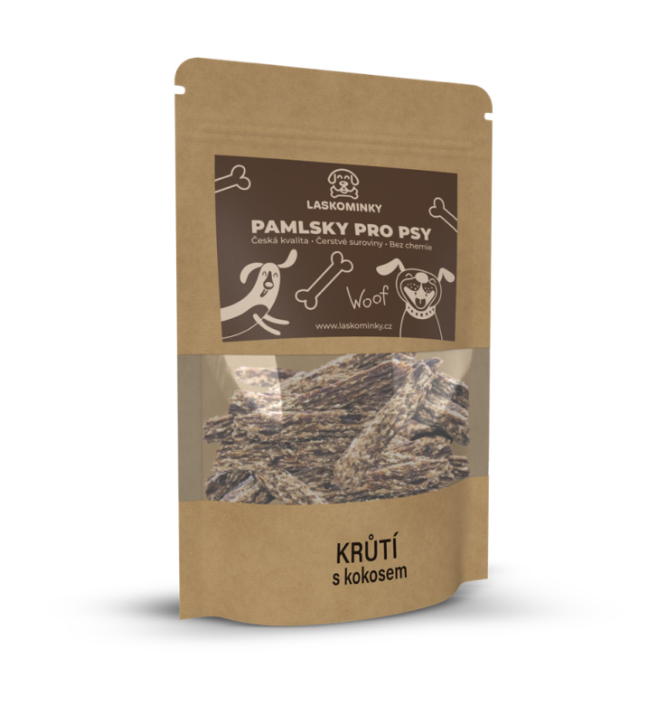 Laskominky Pamlsky krůtí s kokosem Hmotnost: 200 g