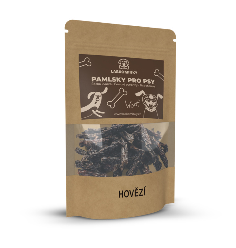 Laskominky Pamlsky hovězí Hmotnost: 100 g