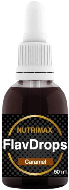 NutriMax FlavDrops, Ochucovací kapky, 50 ml Příchuť: Čokoláda/Oříšek