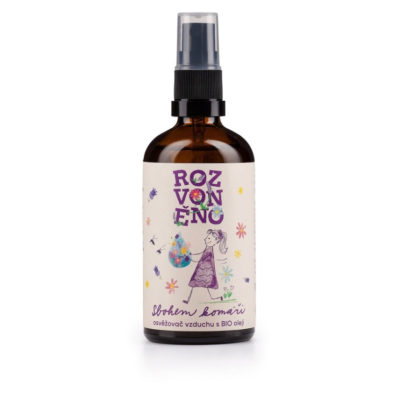 Rozvoněno Osvěžovač vzduchu - Sbohem komáři - s levandulí a citronelou, 100 ml