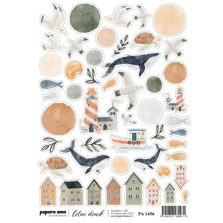 Samolepky A5 - Letní deník