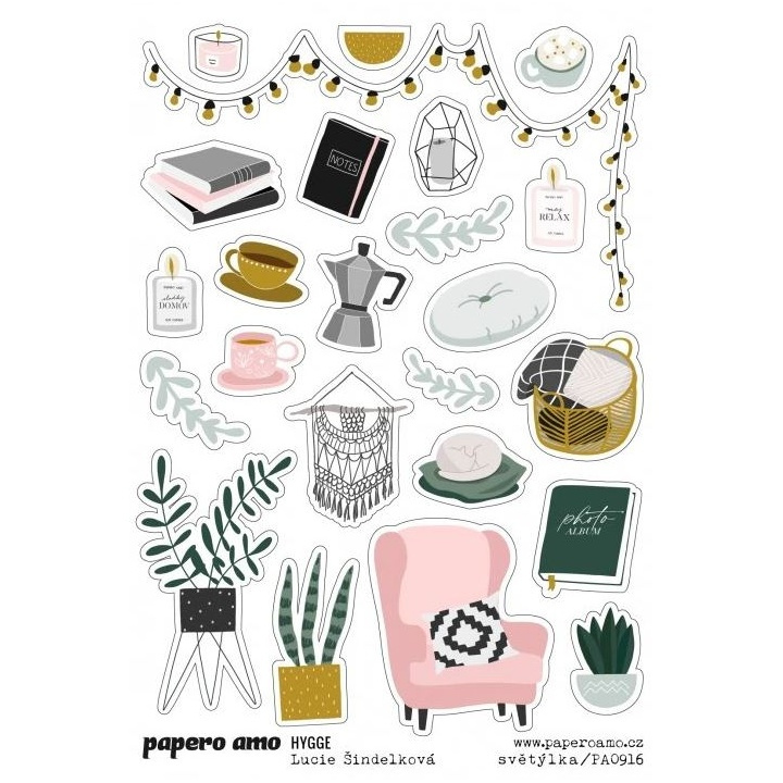 Samolepky A6 - Světýlka