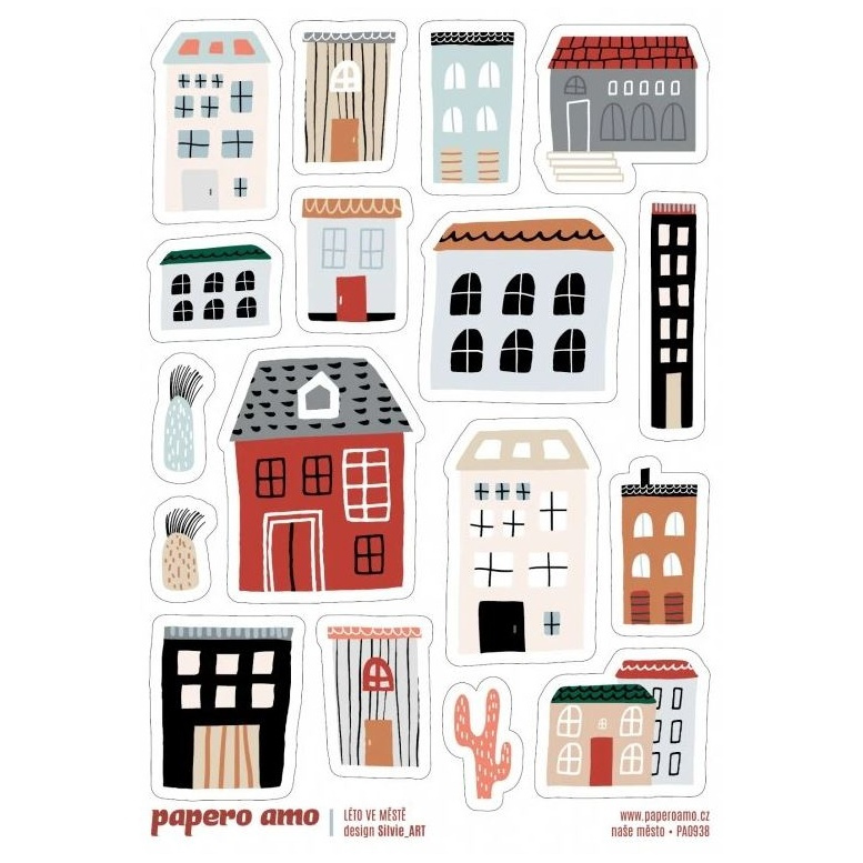 Samolepky A6 - Naše město