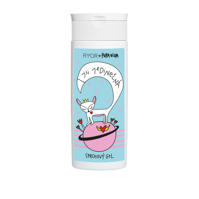 RYOR PuraVida Jsi jedinečná sprchový gel 3 v 1 vůně Citrus Spirit 200 ml