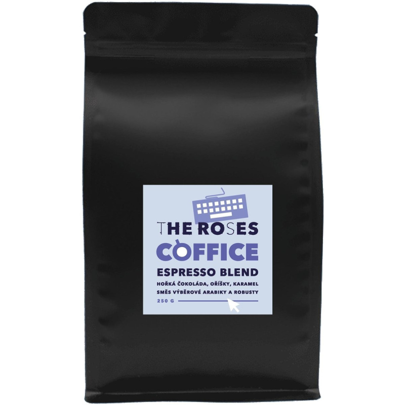 The Roses Coffice Espresso Blend zrnková káva