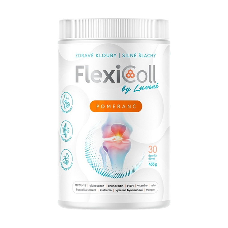 LUVENÉ FLEXICOLL Kloubní výživa pomeranč 433 g