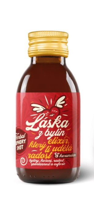 Nápoje lásky Nápoj lásky elixír dobré nálady Láska z bylin, 100 ml