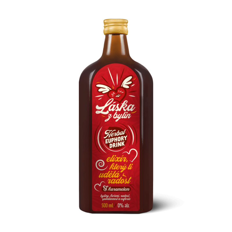 Nápoje lásky Nápoj lásky elixír dobré nálady Láska z bylin, 500 ml