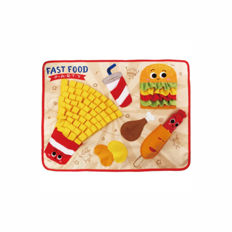 GiGwi Interaktivní čmuchací kobereček Fast food
