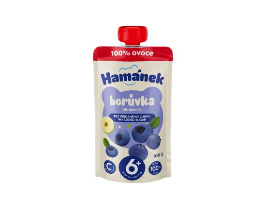 HAMÁNEK Kapsička borůvka 6m+ 100 g