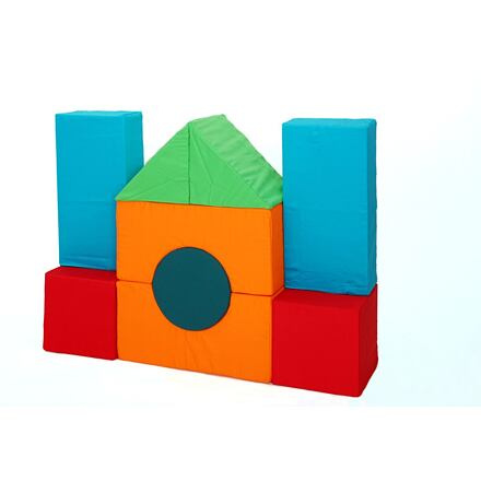 Moliplay Molitanová stavebnice bavlna, 9 dílů velikost XXL