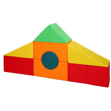 Moliplay Molitanová stavebnice bavlna, 11 dílů velikost XXL