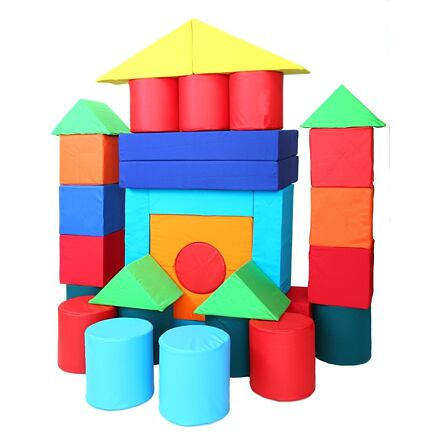 Moliplay Molitanová stavebnice bavlna, 36 dílů velikost XXL