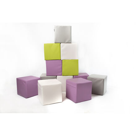 Moliplay Molitanová stavebnice Pastels, 12 dílů velikost XXL