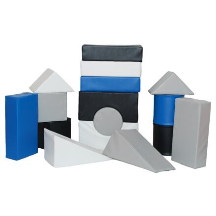 Moliplay Molitanová stavebnice Chess B 16 dílů velikost XXL