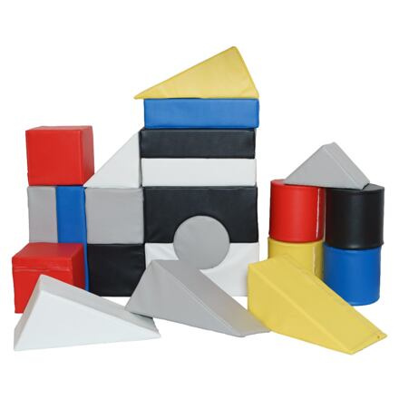 Moliplay Molitanová stavebnice Chess C 22 dílů velikost XXL