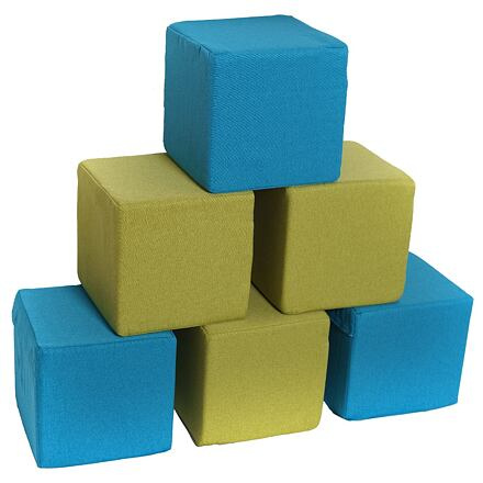 Moliplay Molitanová stavebnice Bahama 6 kostek velikost XXL