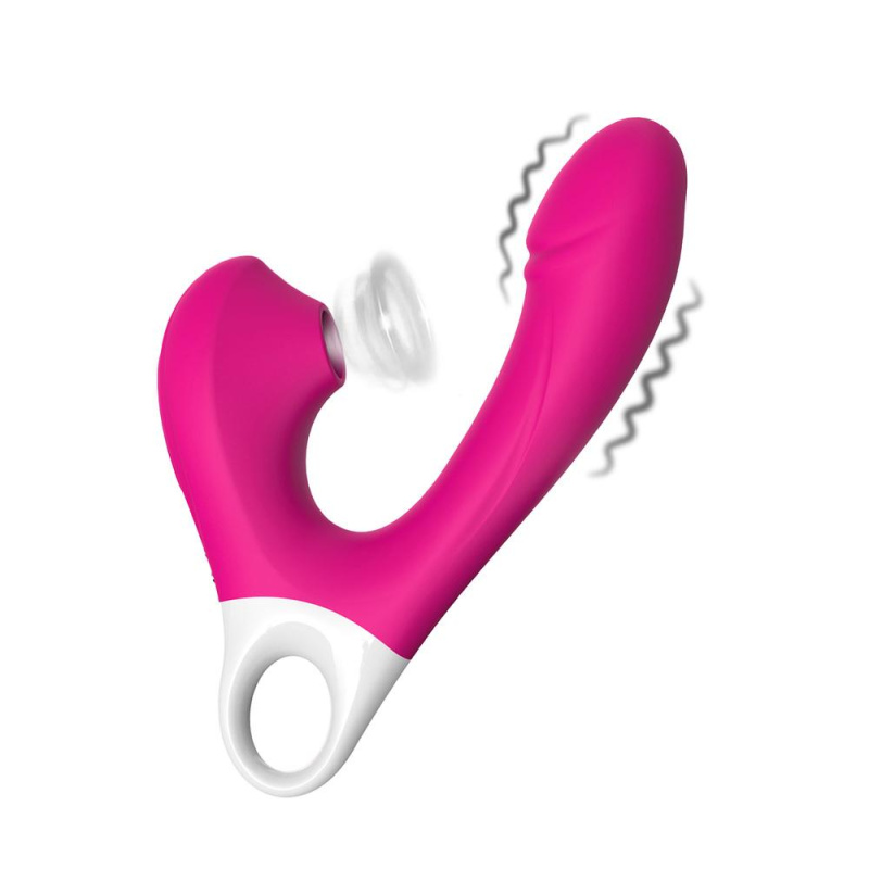Romant Lili stimulátor klitorisu a vibrátor 2v1 růžový