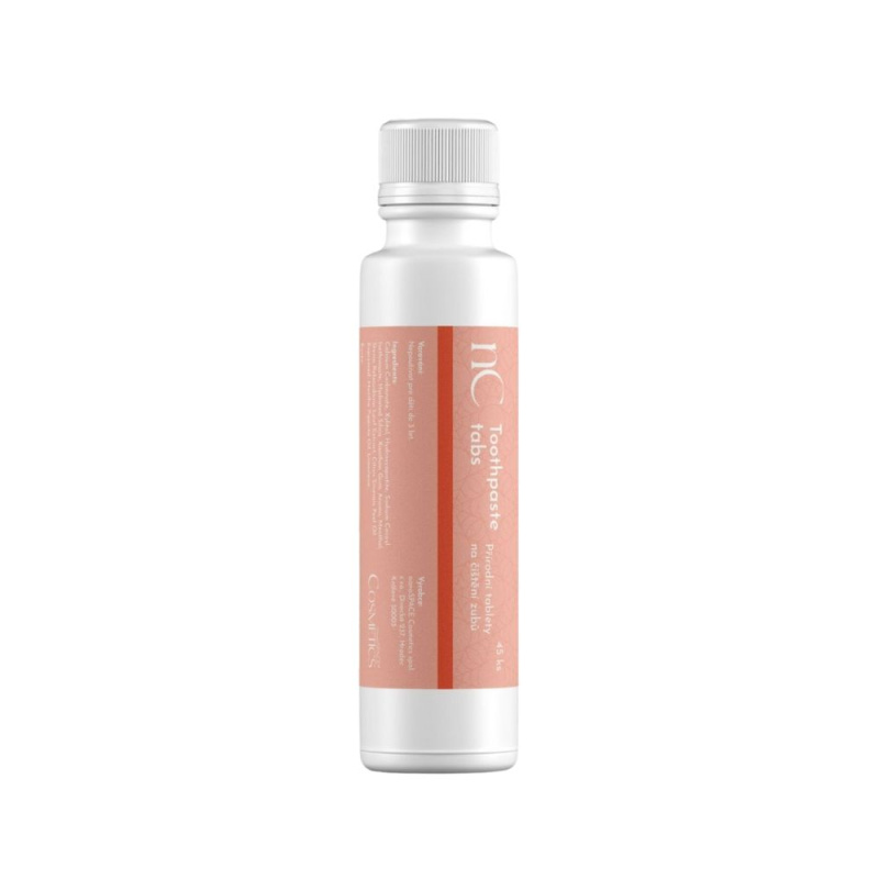 nanoSPACE Cosmetics Veganská zubní pasta v tabletách 45 ks