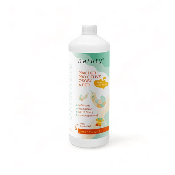 Natuty Prací gel pro citlivou pokožku (1 l)
